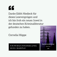 rezension_edith_niedieck_geheimniskrämer_buchhandlung_m_hueppe_cornelia_krimibuchhandlung_miss_marple
